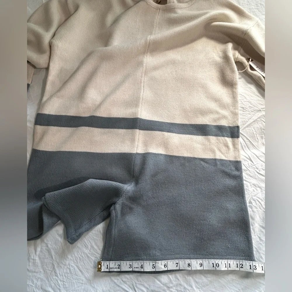 LUCCA Cream and Gray Jumpsuit KNITTED 
NAVY - - Picture 11 of 14